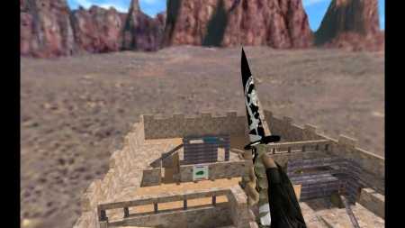 HD Модель ножа «M9 Bayonet | Wasteland Rebel» для CS 1.6