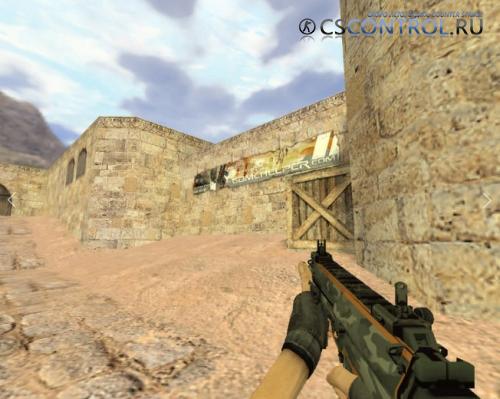 Модель MP5 «MP7 Городская опасность» для CS 1.6 из CS:GO