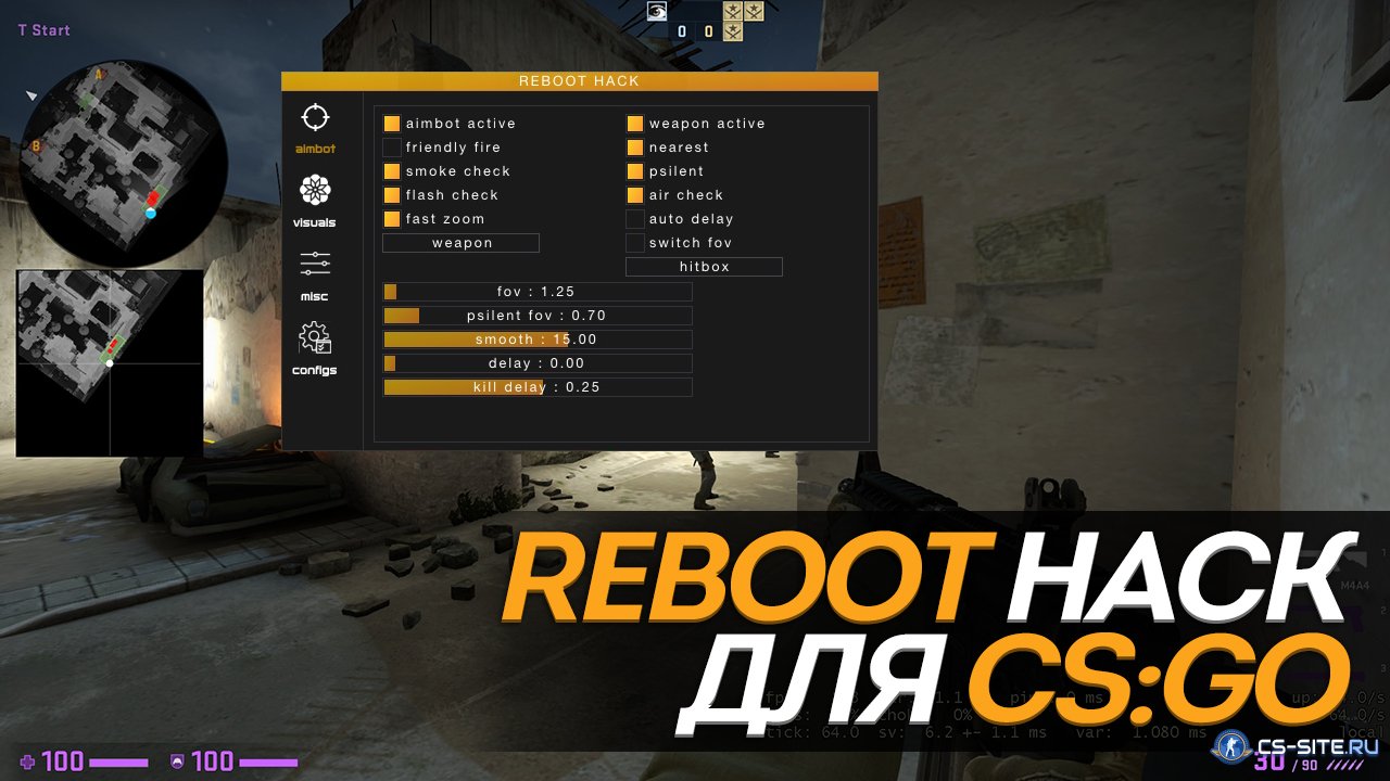 Приватный чит slon hack для cs go